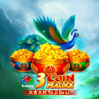 3 Coin Golden Peacock game tile